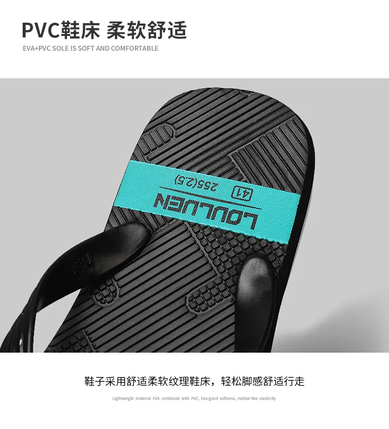 New 2024 Men's Green Foam Flip Flops — feature 9