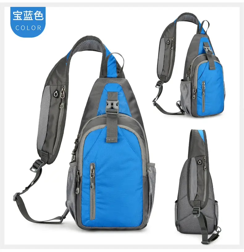 Men's Grey Crossbody Sports Bag Large Capacity — feature 29