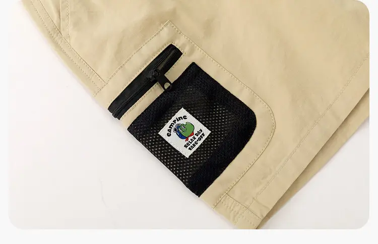 Men Olive Green Striped Sleeveless Top with Logo — feature 28