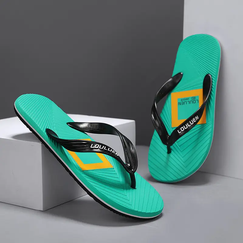 Flip-flops Men's Summer Outer Wear Non-slip Soft Bottom Flip-flops Men's Outdoor Wear-resistant Beach Distinctive Guangdong Sandals - Image 5