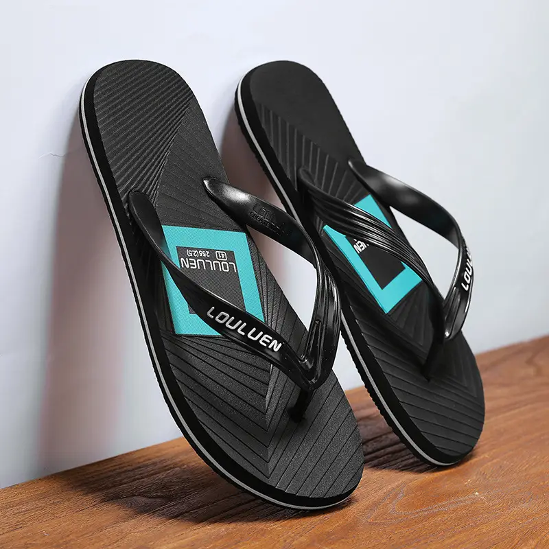 Flip-flops Men's Summer Outer Wear Non-slip Soft Bottom Flip-flops Men's Outdoor Wear-resistant Beach Distinctive Guangdong Sandals - Image 6