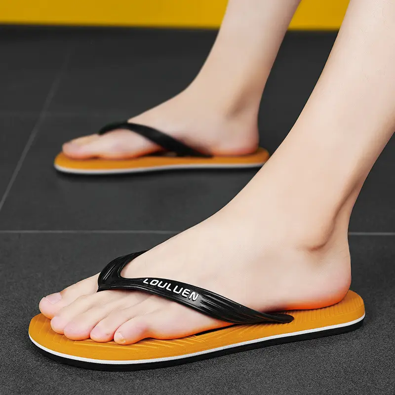Flip-flops Men's Summer Outer Wear Non-slip Soft Bottom Flip-flops Men's Outdoor Wear-resistant Beach Distinctive Guangdong Sandals - Image 7