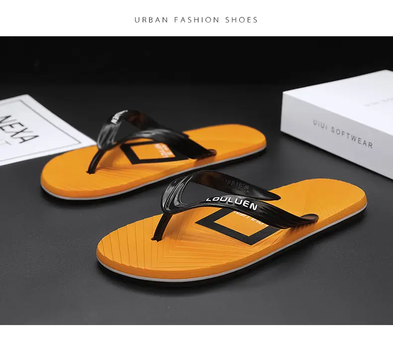 Flip-flops Men's Summer Outer Wear Non-slip Soft Bottom Flip-flops Men's Outdoor Wear-resistant Beach Distinctive Guangdong Sandals — feature 13