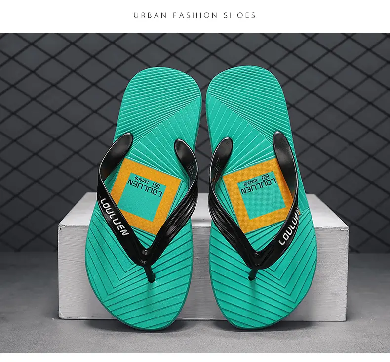 Flip-flops Men's Summer Outer Wear Non-slip Soft Bottom Flip-flops Men's Outdoor Wear-resistant Beach Distinctive Guangdong Sandals — feature 14