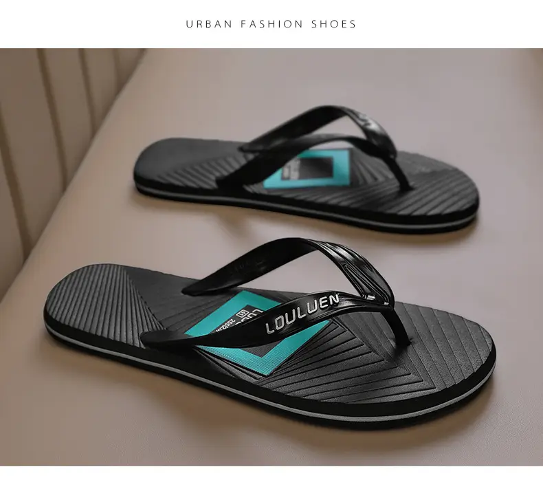 Flip-flops Men's Summer Outer Wear Non-slip Soft Bottom Flip-flops Men's Outdoor Wear-resistant Beach Distinctive Guangdong Sandals — feature 15