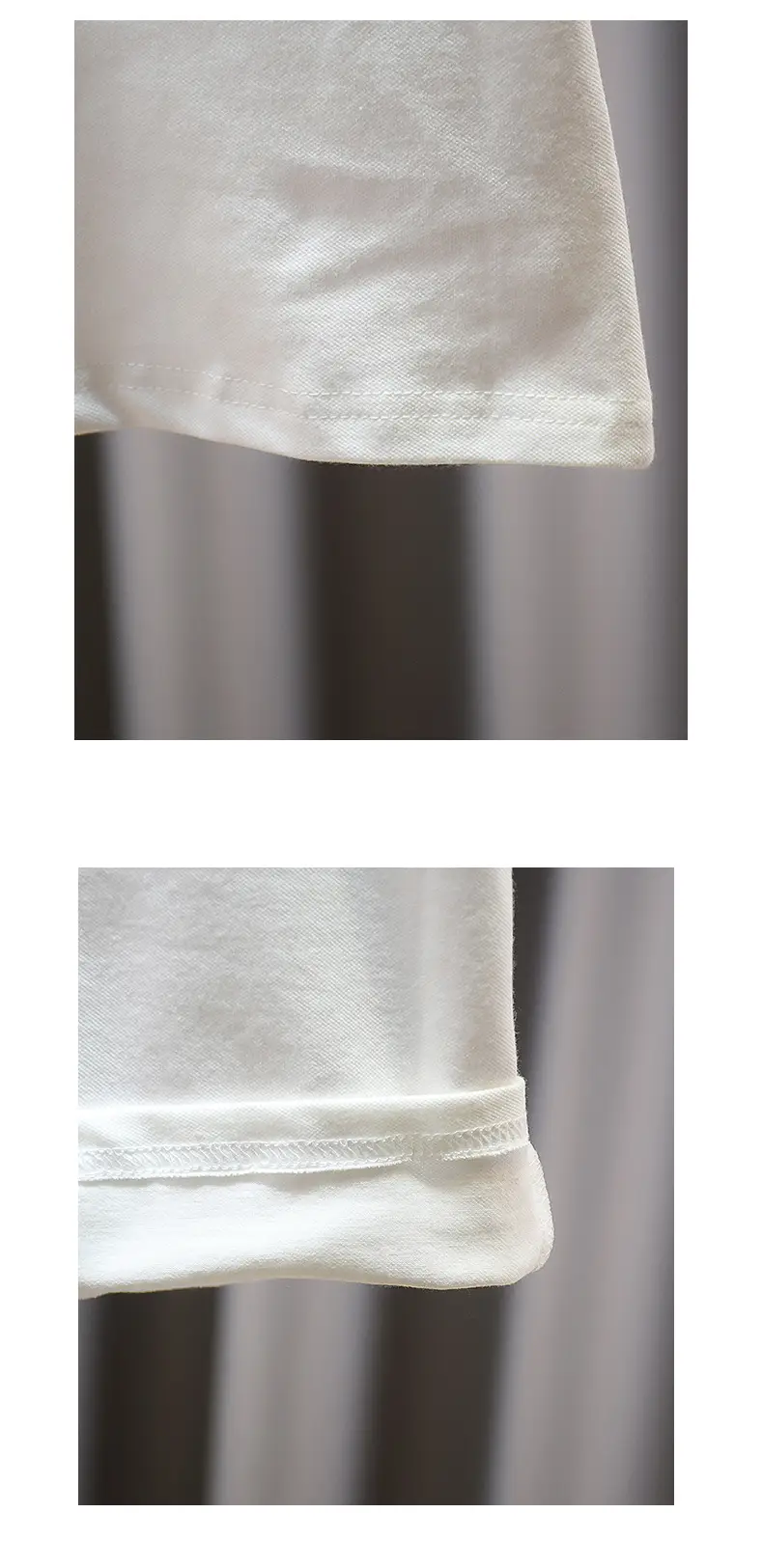 Boys' White Striped Polo T-Shirt Summer Top — feature 9