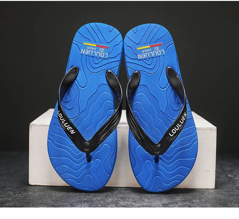 Wholesale Slippers Summer New Non-slip Wear-resistant Flip-on Slippers Men's Home Wear-resistant Flip-flops Simple Trendy Slippers — feature 4