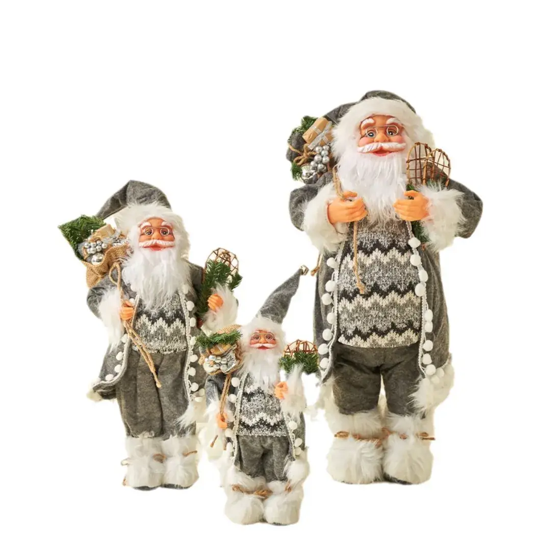 Nordic Cross Border Silver Rudolph Doll Decorations - Image 6