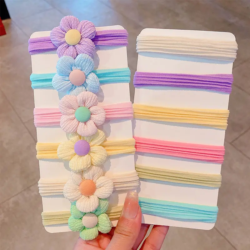 Children's Flower Bow Hair Ties for Girls — feature 7