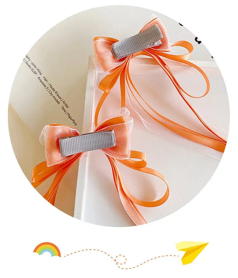 Girls Bow Hair Clips for Braided Hair Princess Style — feature 4