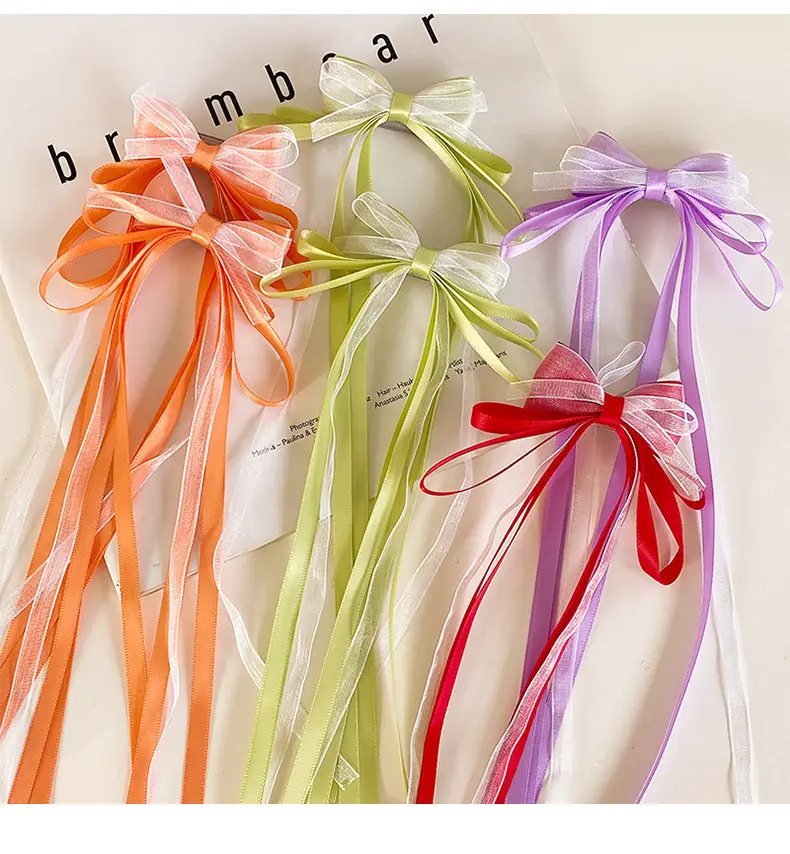 Girls Bow Hair Clips for Braided Hair Princess Style — feature 5