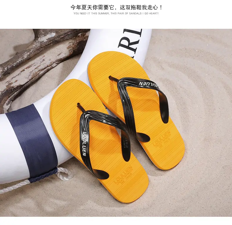 Slippers Men's Summer Outer Wear Non-slip Deodorant Outdoor Sports Leisure Flip-flops Beach Soft Bottom Sandals — feature 10