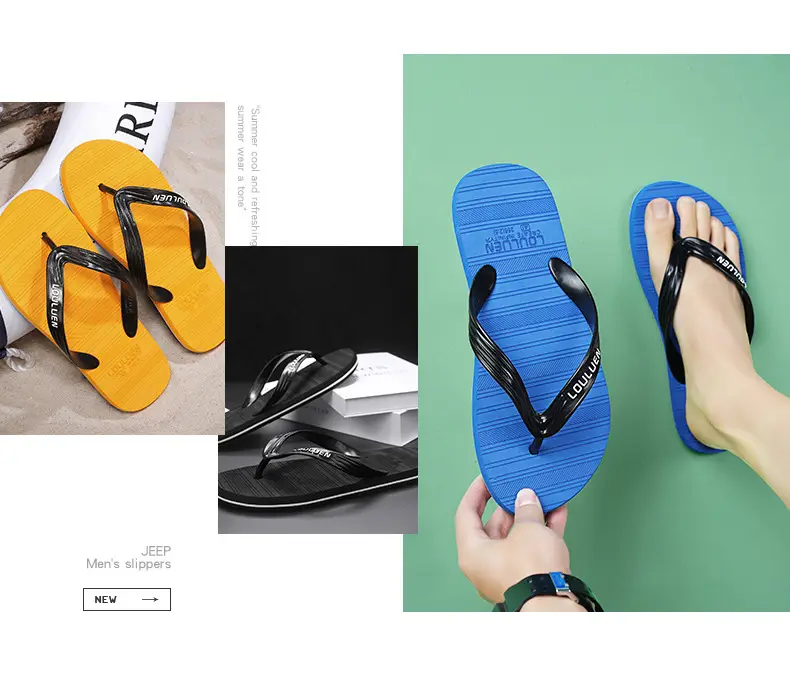 Slippers Men's Summer Outer Wear Non-slip Deodorant Outdoor Sports Leisure Flip-flops Beach Soft Bottom Sandals — feature 2