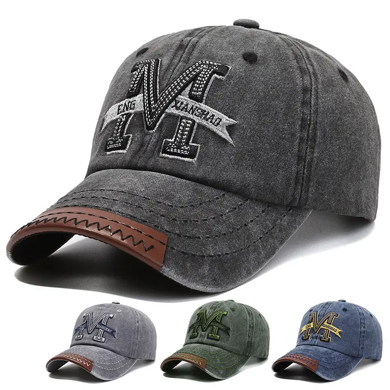 Women's Grey Korean-style Round Cap Baseball Cap - Image 2