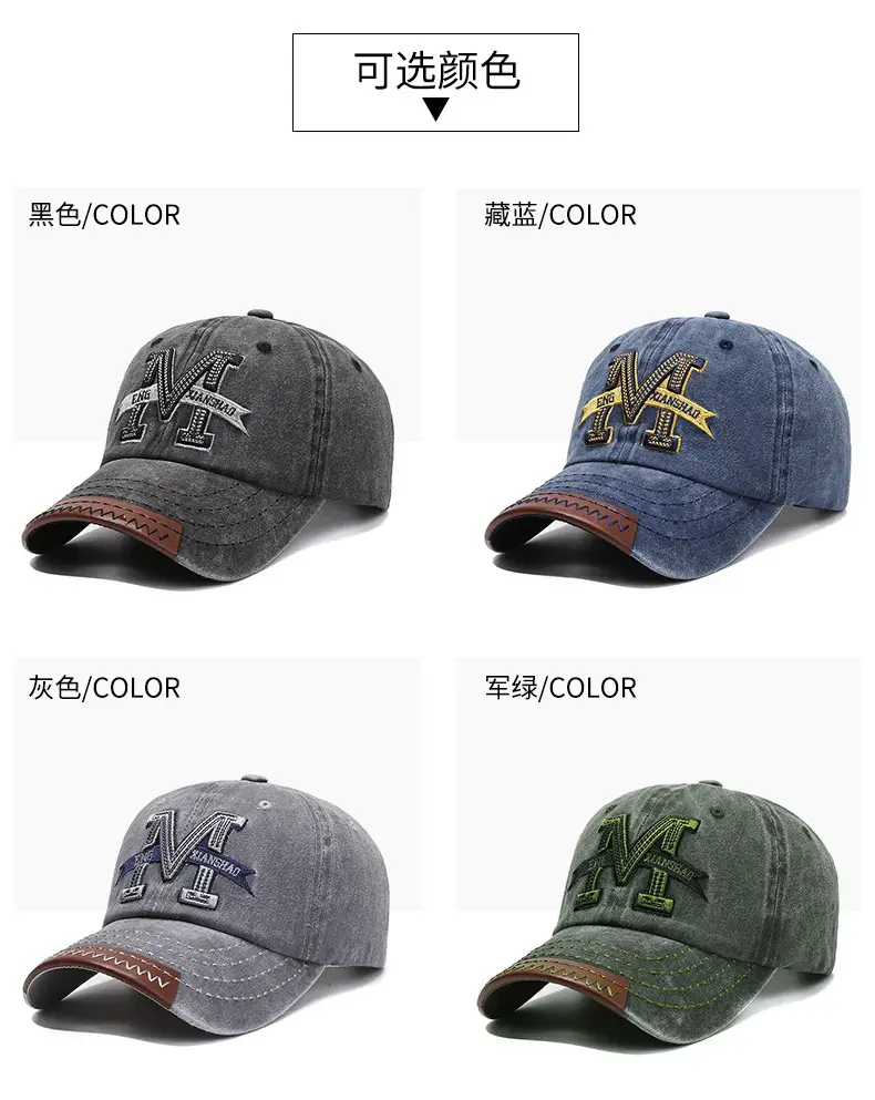 Women's Grey Korean-style Round Cap Baseball Cap — feature 4