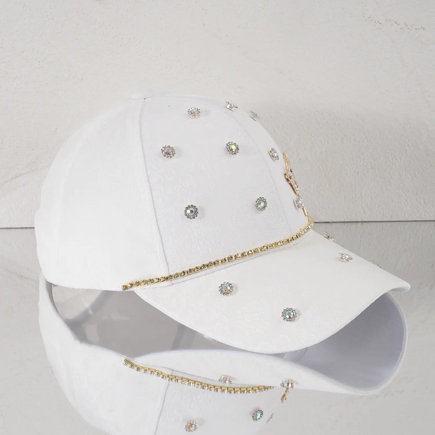 Pink Butterfly Diamond Baseball Cap for Girls — feature 16