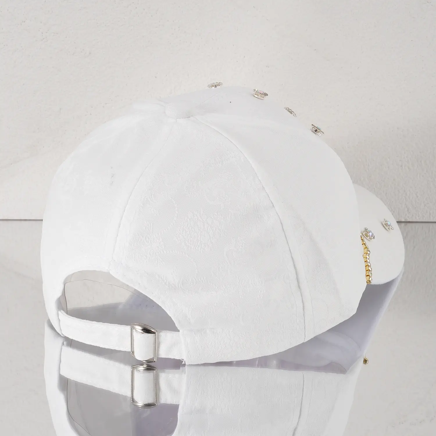 Pink Butterfly Diamond Baseball Cap for Girls — feature 17