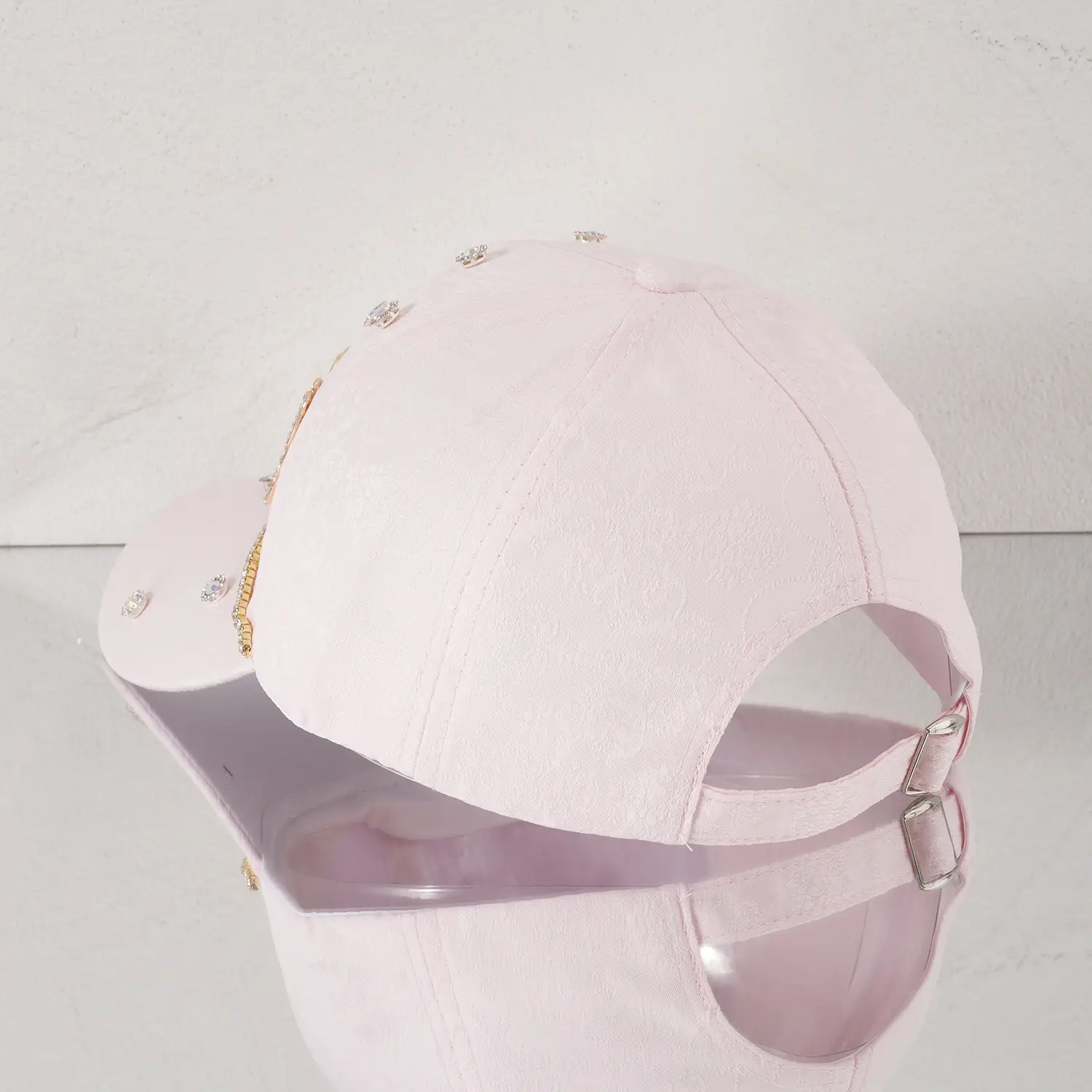 Pink Butterfly Diamond Baseball Cap for Girls — feature 5
