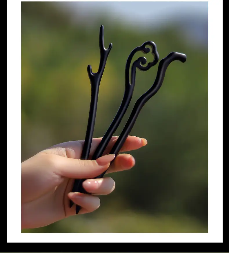 Xiangyun Wooden Hairpin for Women Daily Use — feature 5