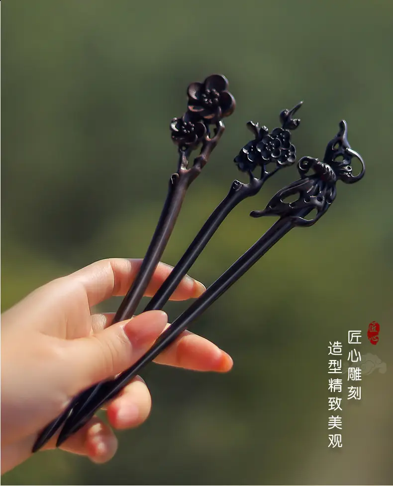 Xiangyun Wooden Hairpin for Women Daily Use — feature 6