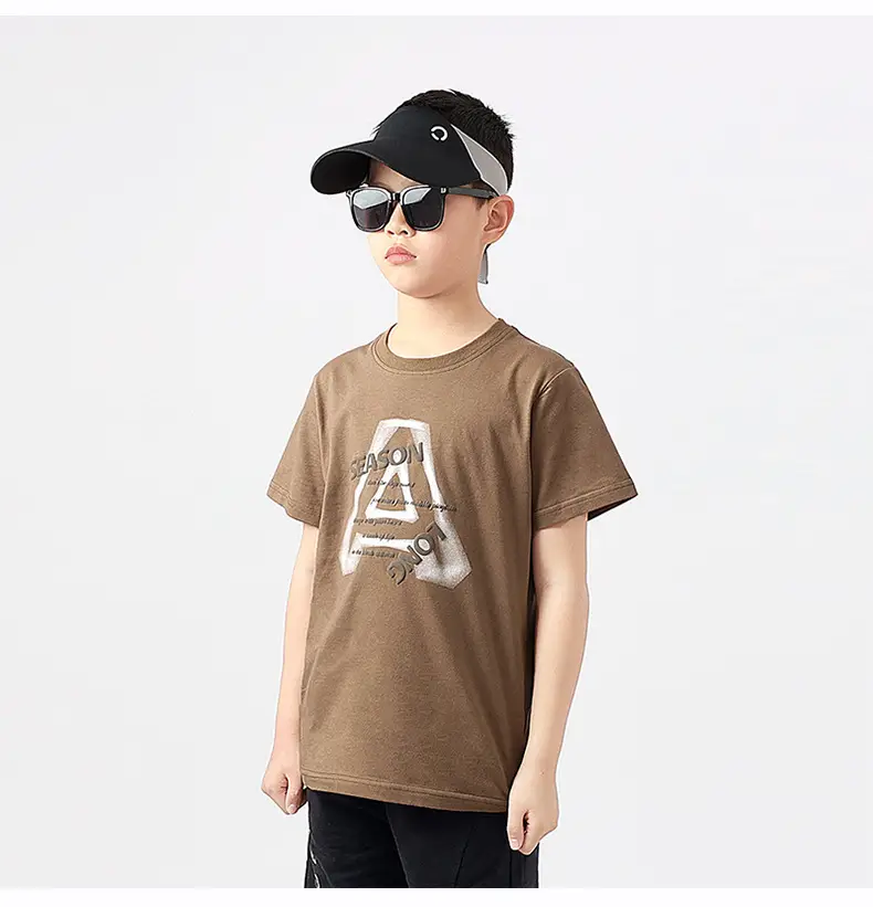Kids Korean Style White T-Shirt Shorts Set — feature 46