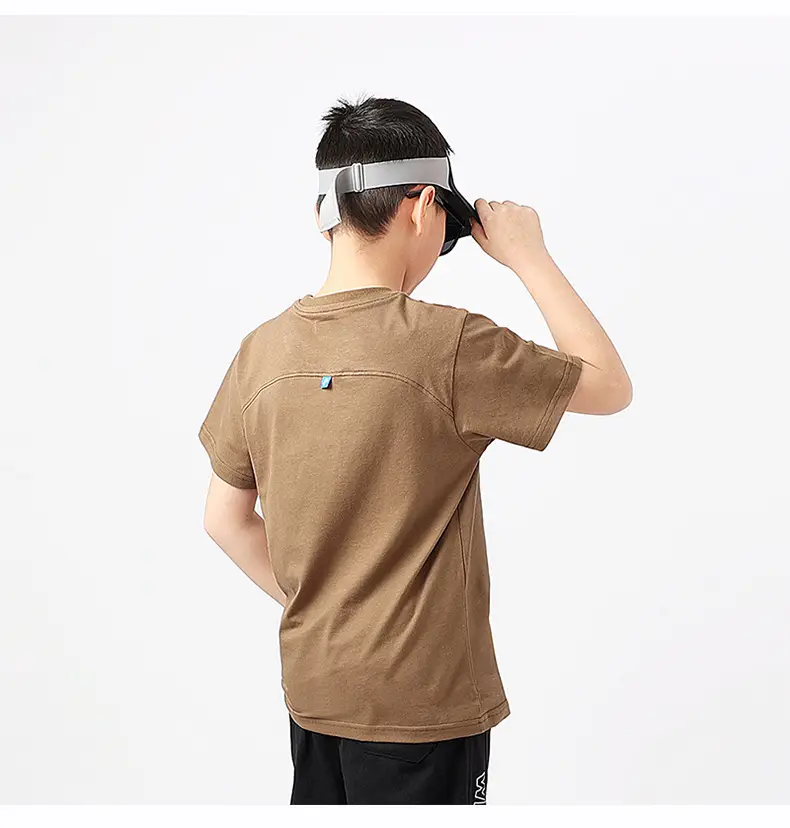 Kids Korean Style White T-Shirt Shorts Set — feature 48