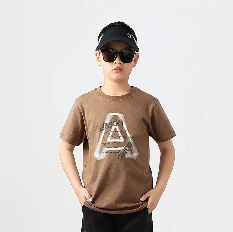 Kids Korean Style White T-Shirt Shorts Set - Image 2
