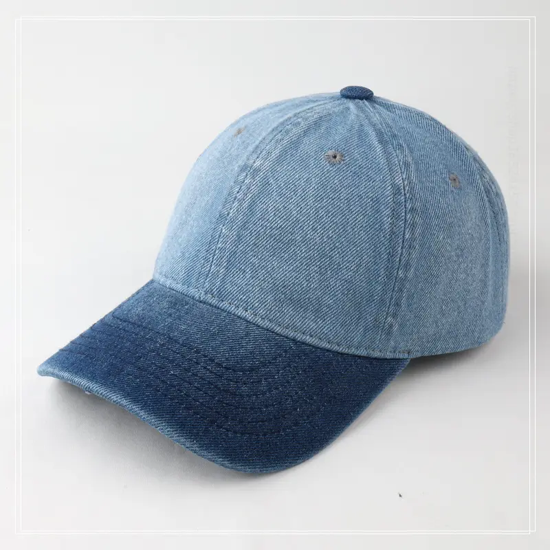 Men's Blue Denim Cowboy Hat Black Back — feature 9