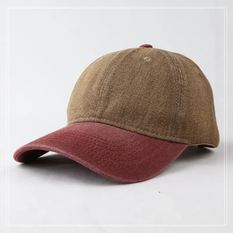 Men's Blue Denim Cowboy Hat Black Back - Image 5