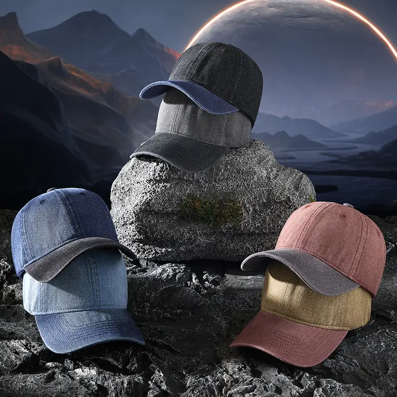 2025 Spring Distressed Baseball Sun Visor Cap Men Women