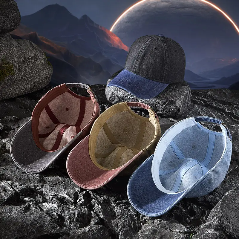 2025 Spring Distressed Baseball Sun Visor Cap Men Women