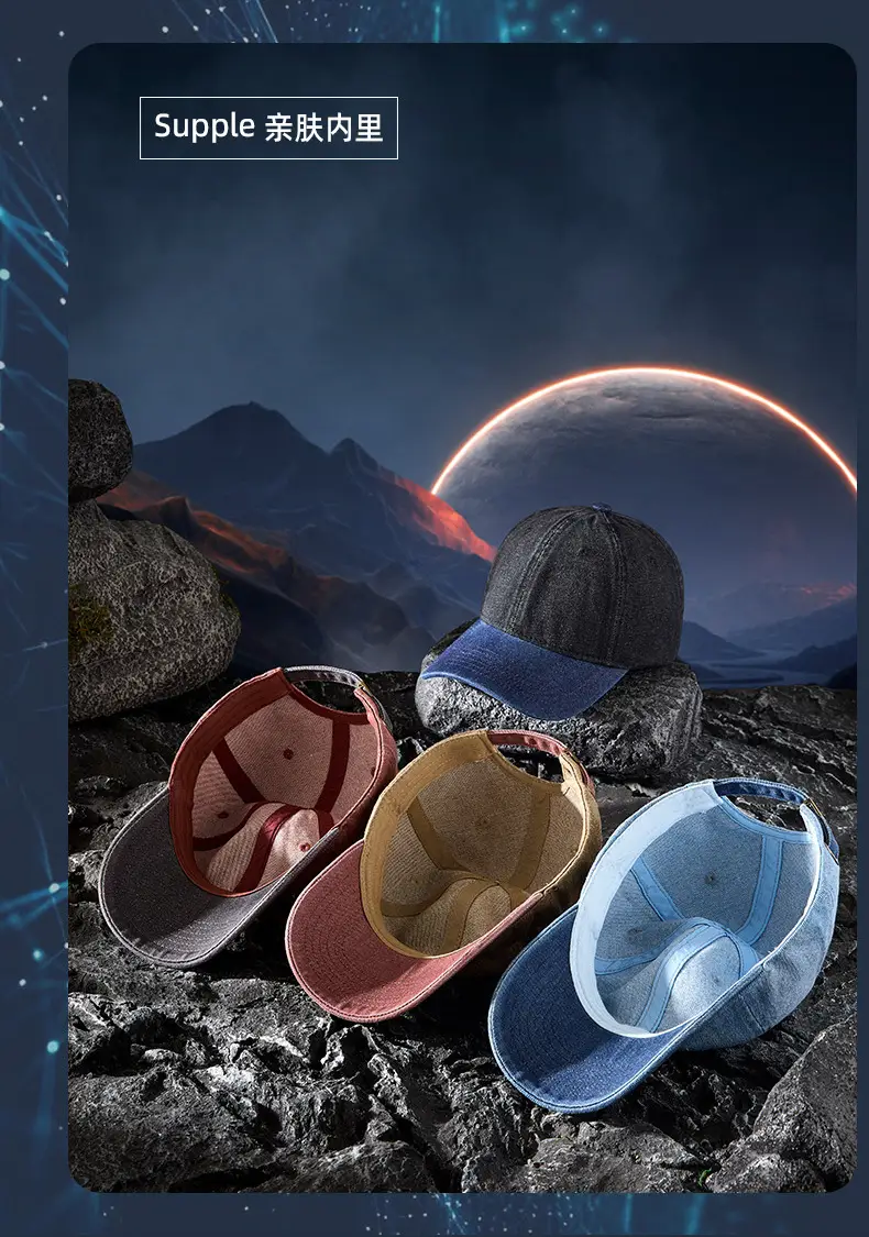 2025 Spring Distressed Baseball Sun Visor Cap Men Women — feature 12