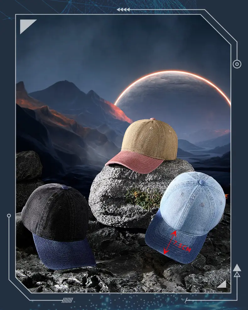 2025 Spring Distressed Baseball Sun Visor Cap Men Women — feature 15