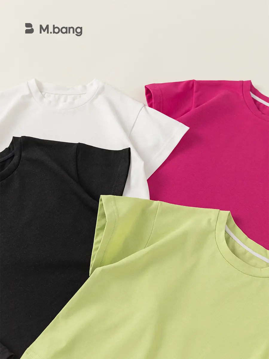 White Cotton T-Shirt for Girls Boys Summer Casual - Image 8