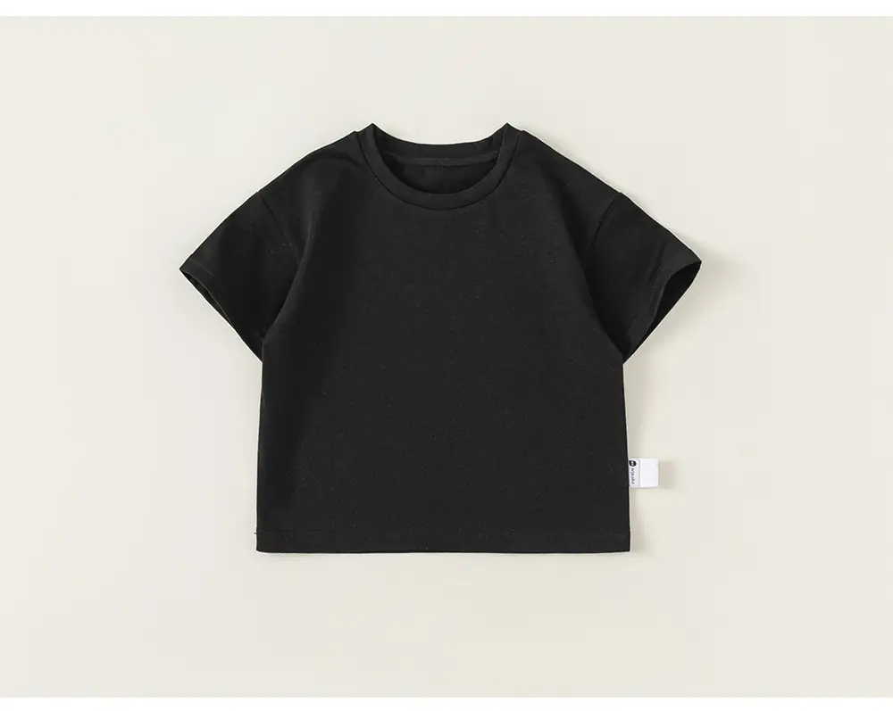 White Cotton T-Shirt for Girls Boys Summer Casual — feature 20