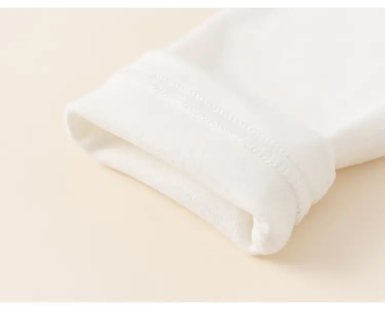 White Cotton T-Shirt for Girls Boys Summer Casual — feature 41
