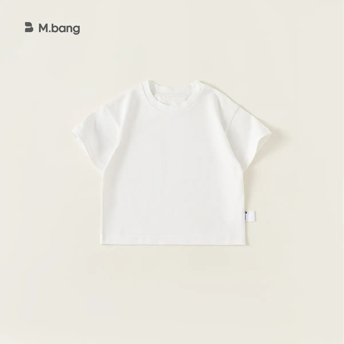 White Cotton T-Shirt for Girls Boys Summer Casual - Image 4