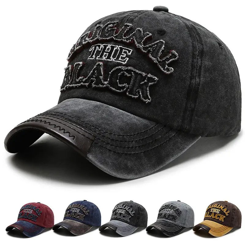 Men's "Run The Mac" Embroidered Cap Brown - Image 6