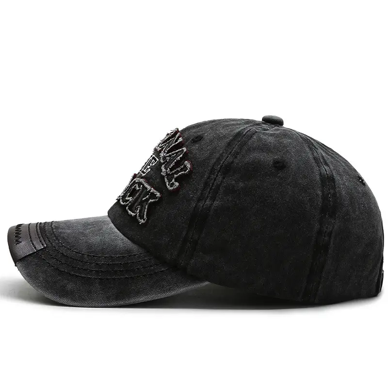Men's "Run The Mac" Embroidered Cap Brown - Image 8