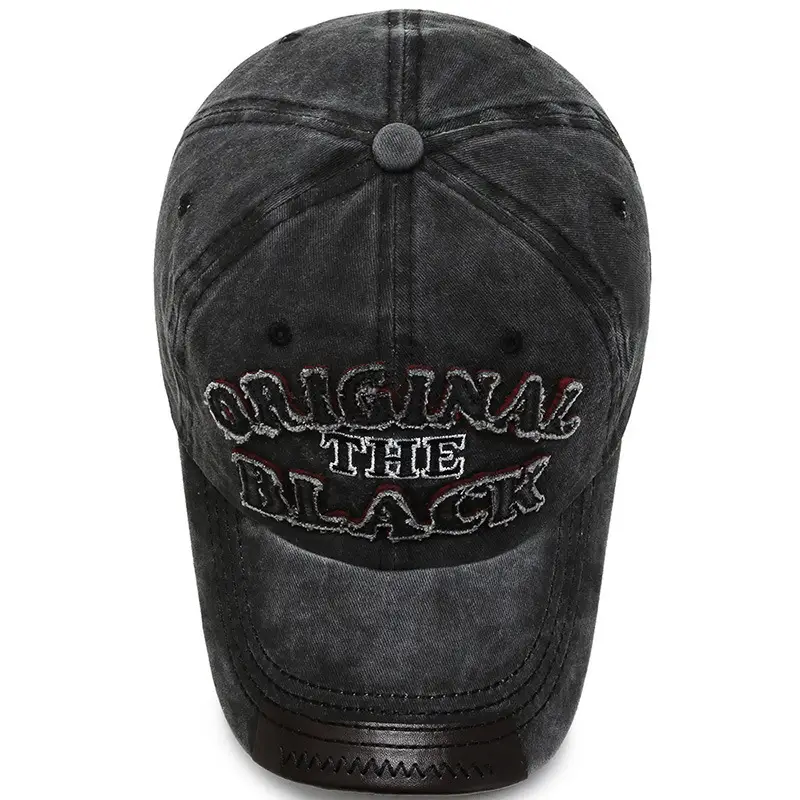 Men's "Run The Mac" Embroidered Cap Brown - Image 9