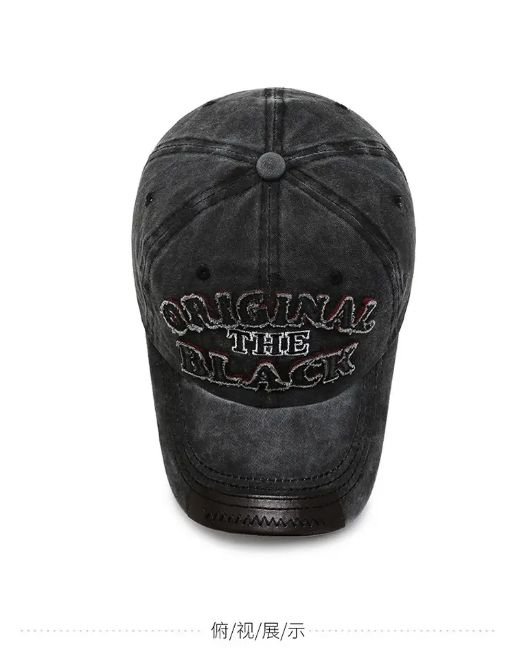 Men's "Run The Mac" Embroidered Cap Brown — feature 10