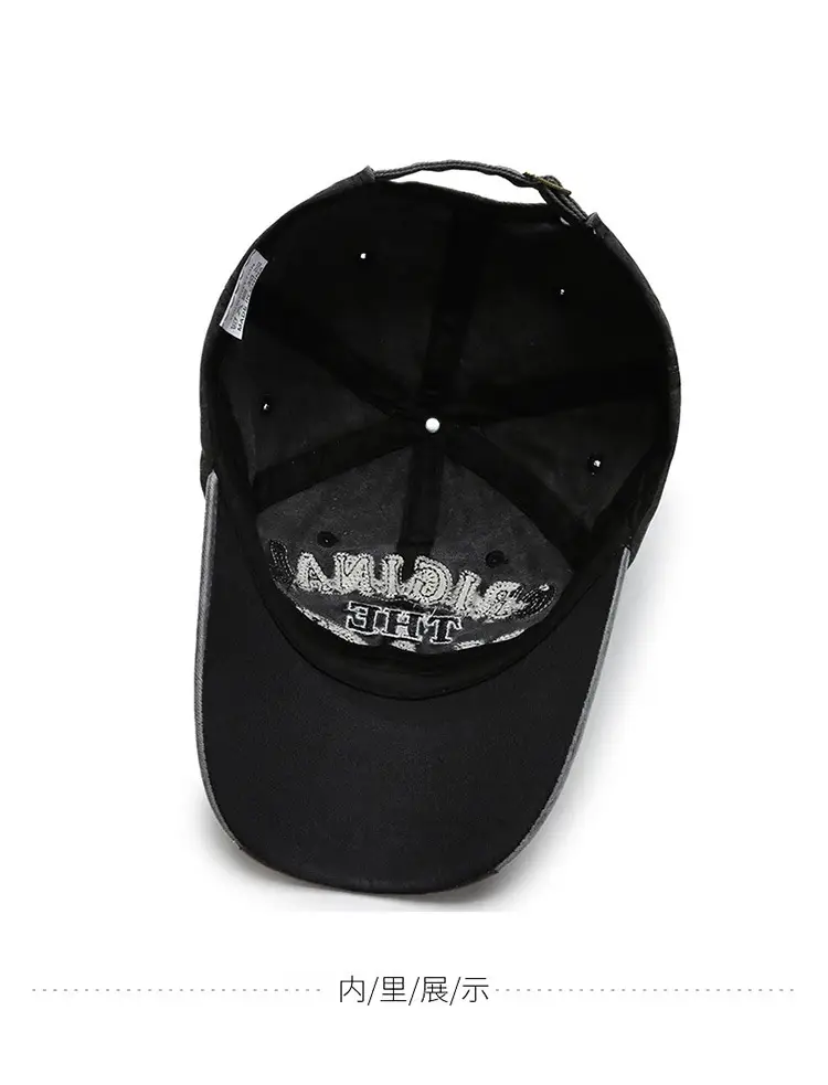 Men's "Run The Mac" Embroidered Cap Brown — feature 11