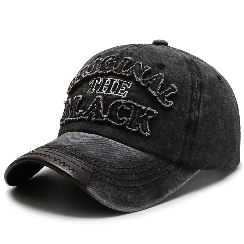 Men's "Run The Mac" Embroidered Cap Brown - Image 2