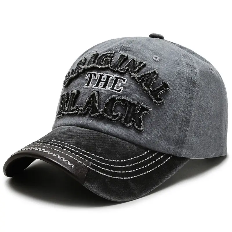 Men's "Run The Mac" Embroidered Cap Brown - Image 3