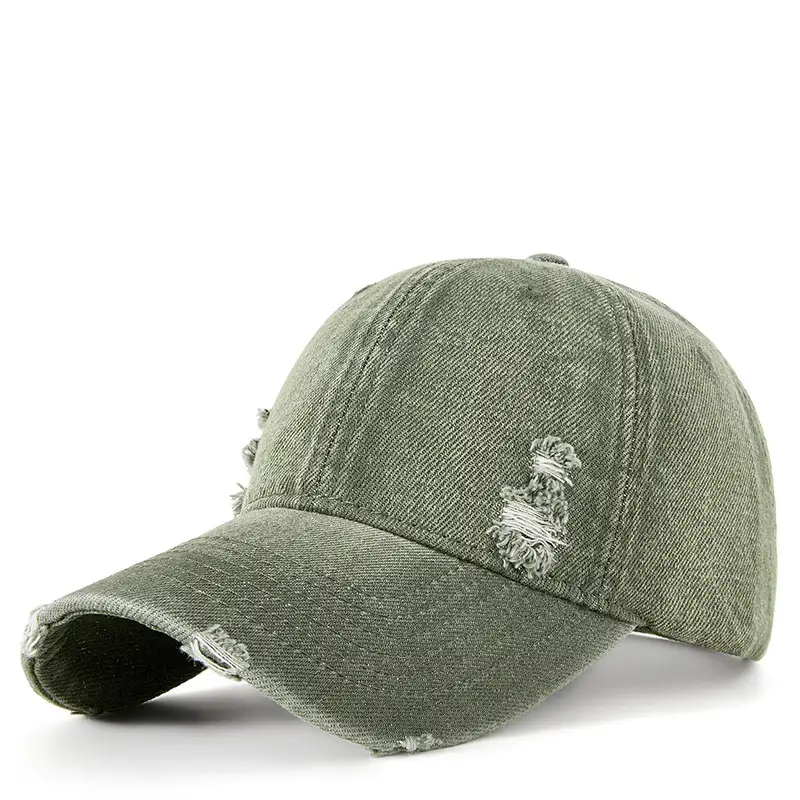 2025 Ripped Washed Cowboy Hat Blue for Men Women - Image 6