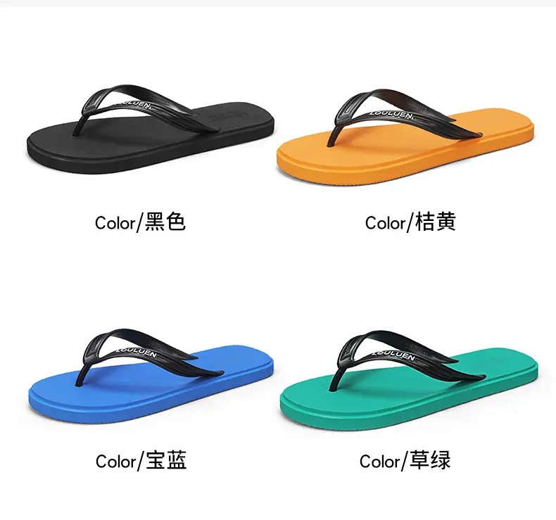 Wholesale Men's Slippers Summer New Non-slip Deodorant Outdoor Leisure Clip Flip Flops Beach Soft Bottom Sandals — feature 4