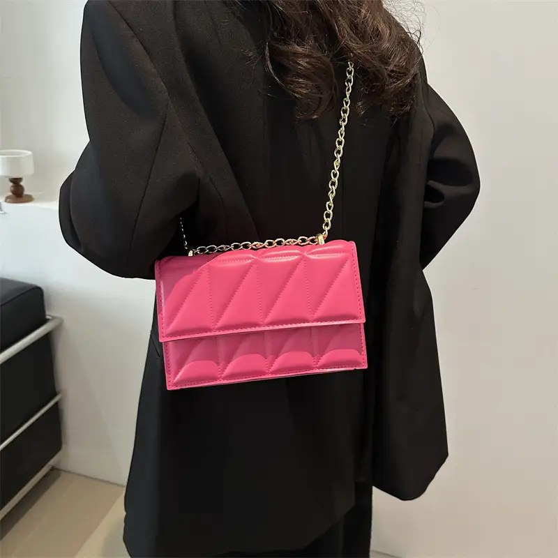 Orange Chain Crossbody Bag for Women 2024 - Image 10