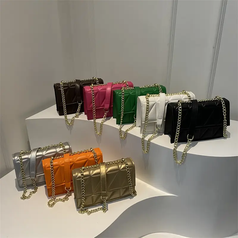 Orange Chain Crossbody Bag for Women 2024 - Image 12