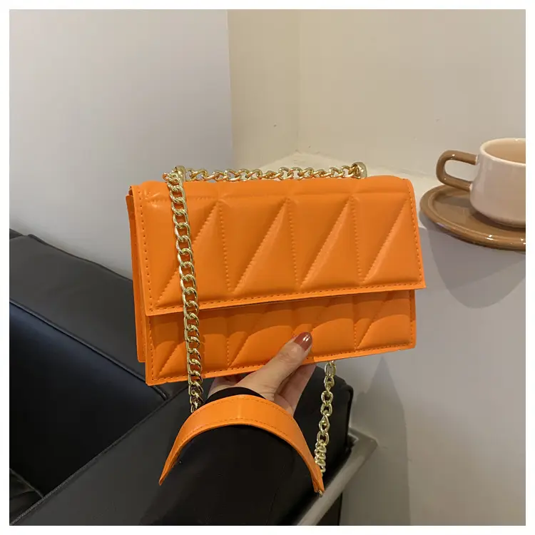 Orange Chain Crossbody Bag for Women 2024 — feature 40