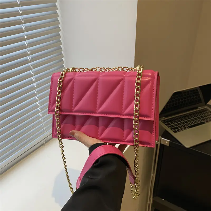 Orange Chain Crossbody Bag for Women 2024 - Image 6